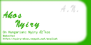 akos nyiry business card